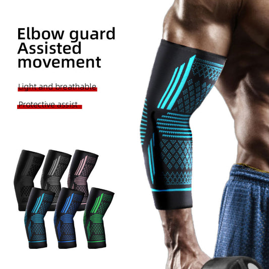 Breathable Compression Elbow Sleeve – 4-Way Stretch Support for Sports & Recovery