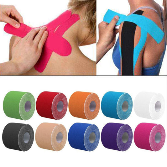 Sports muscle protector with all cotton waterproof 5cm muscle patch/intramuscular effect kinesiology tape