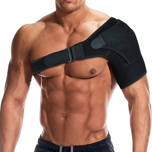 Adjustable Compression Shoulder Support – Sports Brace for Injury Prevention & Muscle Recovery